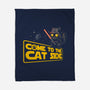 Come To The Cat Side-None-Fleece-Blanket-erion_designs