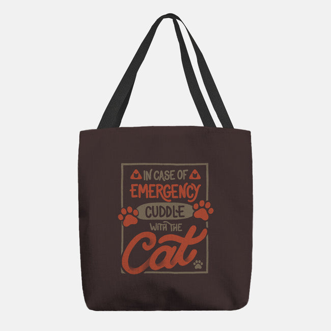 Cuddle With The Cat-None-Basic Tote-Bag-tobefonseca