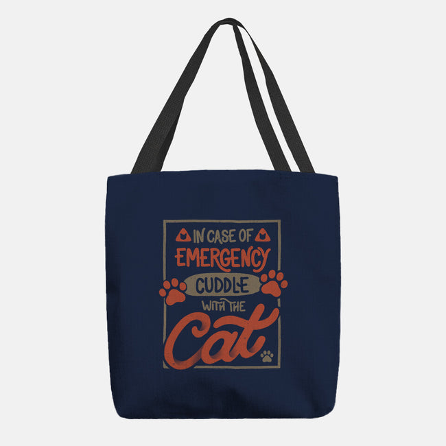 Cuddle With The Cat-None-Basic Tote-Bag-tobefonseca