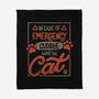 Cuddle With The Cat-None-Fleece-Blanket-tobefonseca