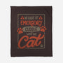 Cuddle With The Cat-None-Fleece-Blanket-tobefonseca