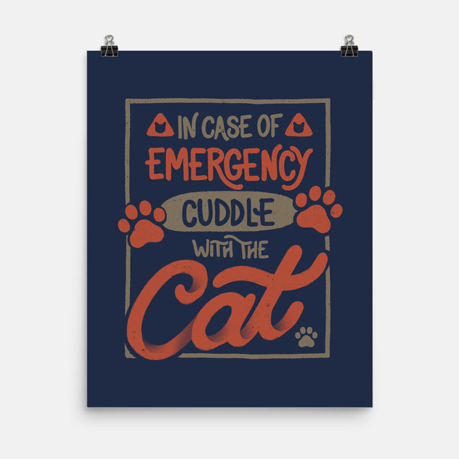 Cuddle With The Cat-None-Matte-Poster-tobefonseca