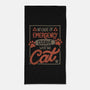 Cuddle With The Cat-None-Beach-Towel-tobefonseca