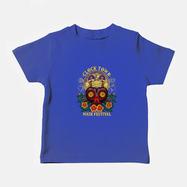 Clock Town Mask Festival-Baby-Basic-Tee-rmatix