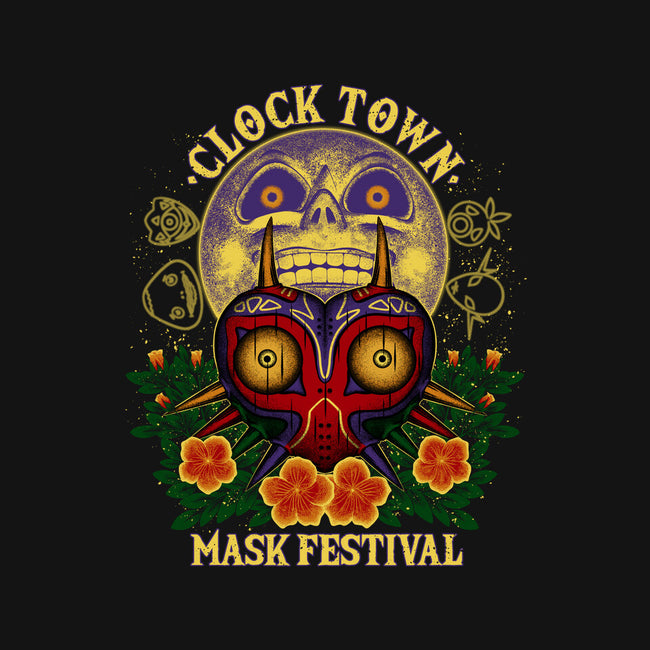 Clock Town Mask Festival-None-Polyester-Shower Curtain-rmatix