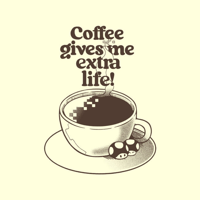 Extra Life Coffee-None-Stretched-Canvas-tobefonseca