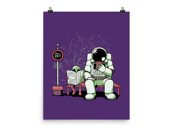 Bus Stop In Space