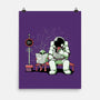Bus Stop In Space-None-Matte-Poster-tobefonseca