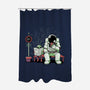 Bus Stop In Space-None-Polyester-Shower Curtain-tobefonseca