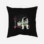 Bus Stop In Space-None-Removable Cover-Throw Pillow-tobefonseca