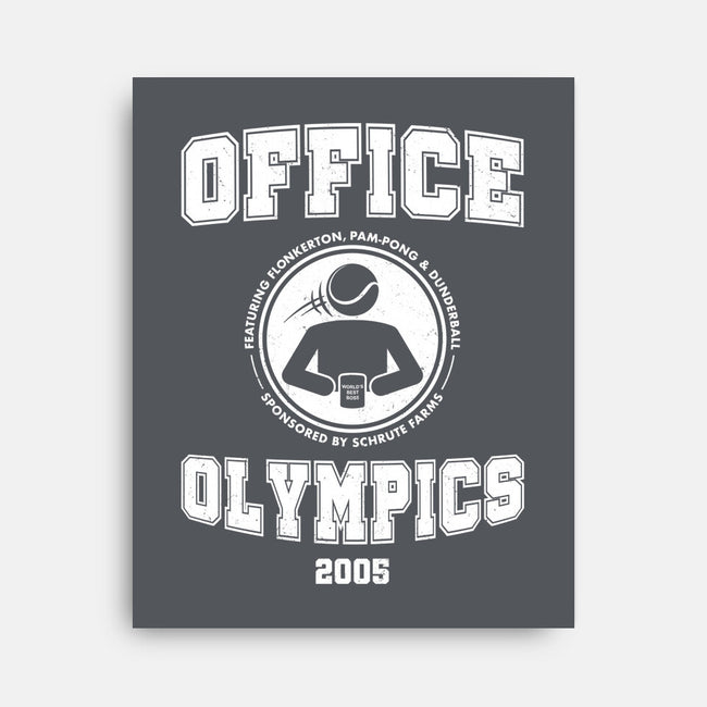 Office Olympics-None-Stretched-Canvas-drbutler