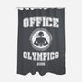 Office Olympics-None-Polyester-Shower Curtain-drbutler