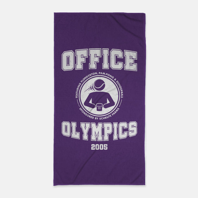Office Olympics-None-Beach-Towel-drbutler