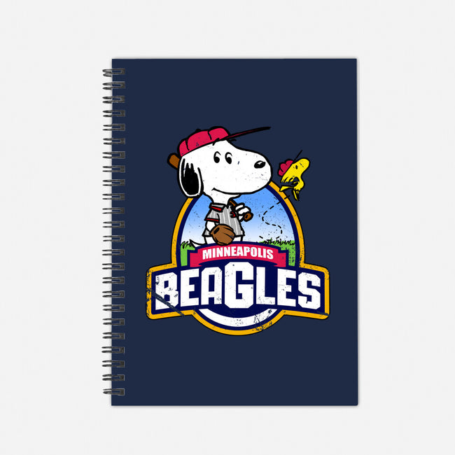 Go Beagles-None-Dot Grid-Notebook-drbutler