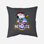 Go Beagles-None-Removable Cover-Throw Pillow-drbutler