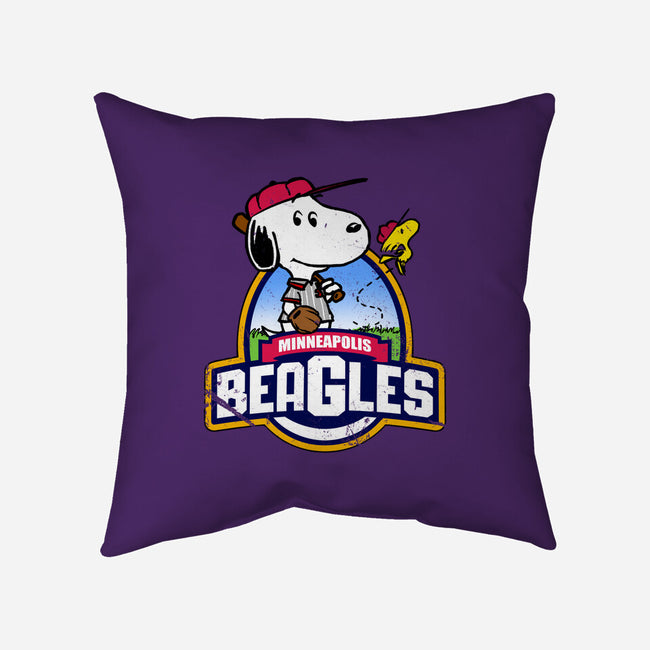 Go Beagles-None-Removable Cover-Throw Pillow-drbutler