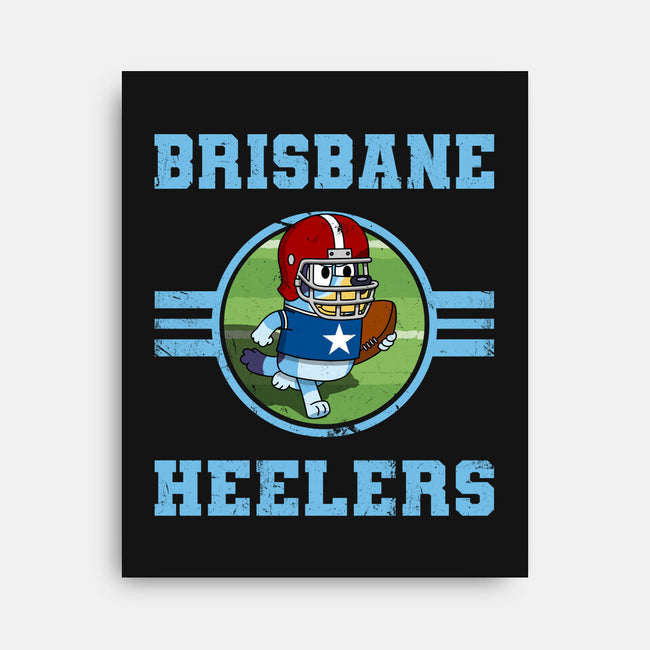 Brisbane Heelers-None-Stretched-Canvas-drbutler