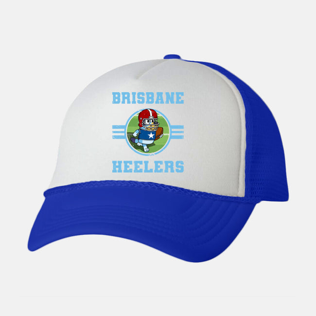 Brisbane Heelers-Unisex-Trucker-Hat-drbutler
