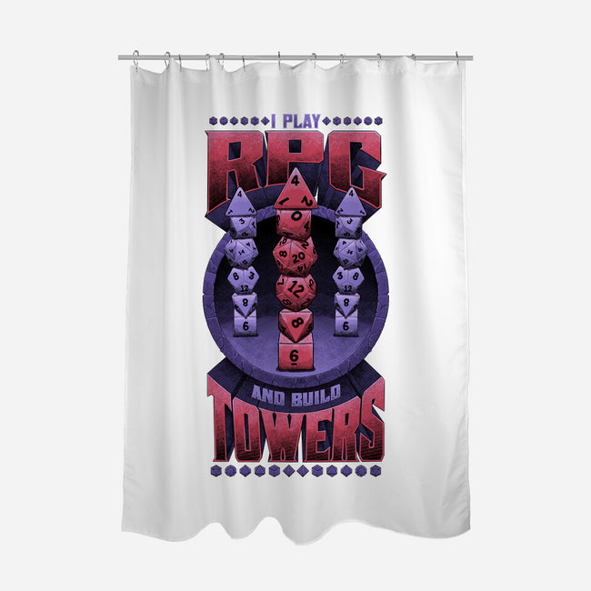 Build Towers-None-Polyester-Shower Curtain-Studio Mootant