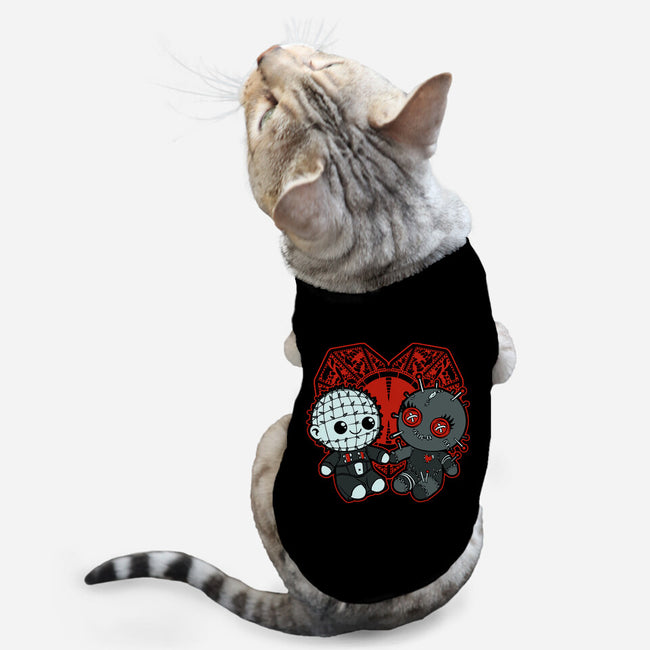 Pin Voodoo Love-Cat-Basic-Pet Tank-Studio Mootant