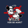Willie You Be Mine-Unisex-Crew Neck-Sweatshirt-Boggs Nicolas