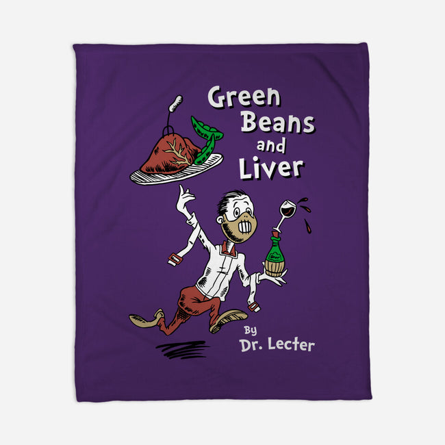 Green Beans And Liver-None-Fleece-Blanket-Nemons