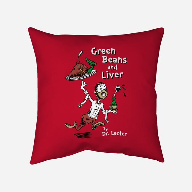 Green Beans And Liver-None-Removable Cover-Throw Pillow-Nemons