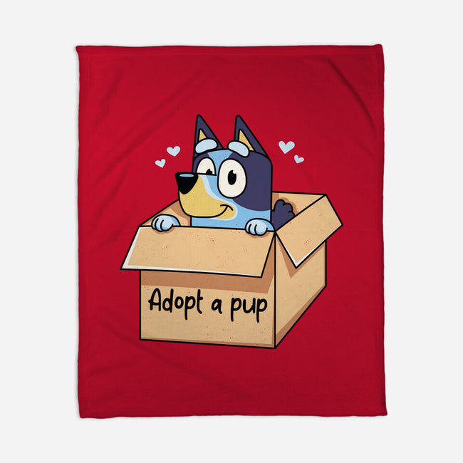 Adopt A Pup-None-Fleece-Blanket-Xentee