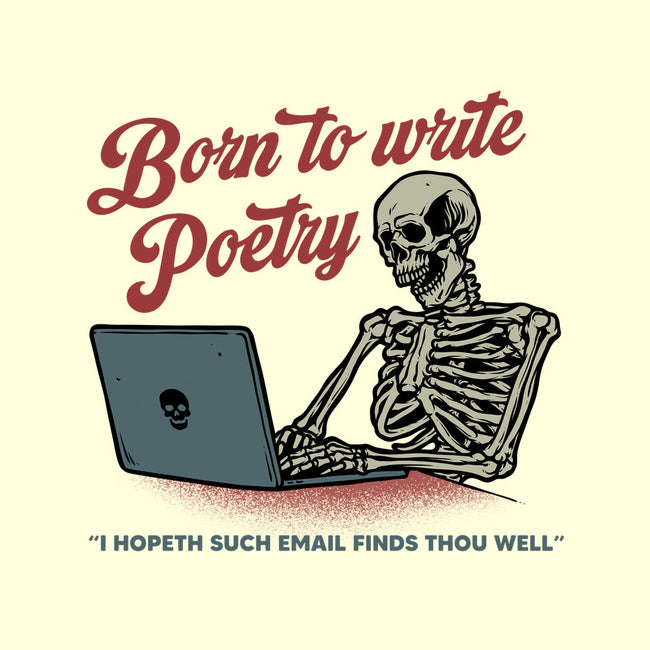 Born To Write Poetry-None-Removable Cover w Insert-Throw Pillow-gorillafamstudio