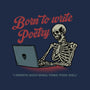 Born To Write Poetry-None-Removable Cover w Insert-Throw Pillow-gorillafamstudio
