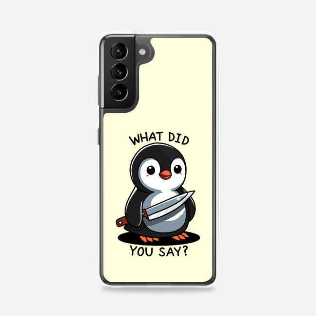 What Did You Say-Samsung-Snap-Phone Case-fanfreak1