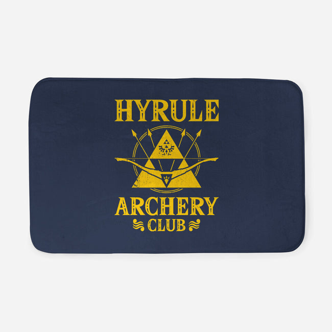 Hyrule Archery Club-None-Memory Foam-Bath Mat-drbutler