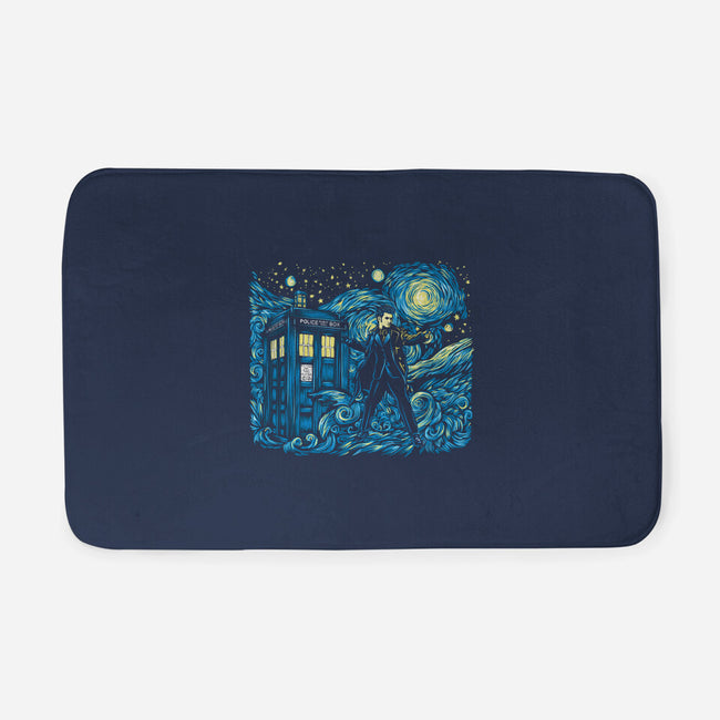 Tenth Doctor Dreams Of Time And Space-None-Memory Foam-Bath Mat-DrMonekers