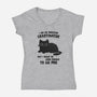 Amateur Crastinator-Womens-V-Neck-Tee-kg07