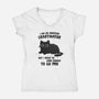 Amateur Crastinator-Womens-V-Neck-Tee-kg07