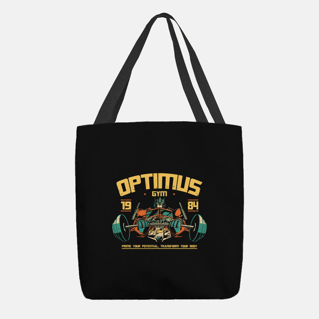 Optimus Gym-None-Basic Tote-Bag-retrodivision
