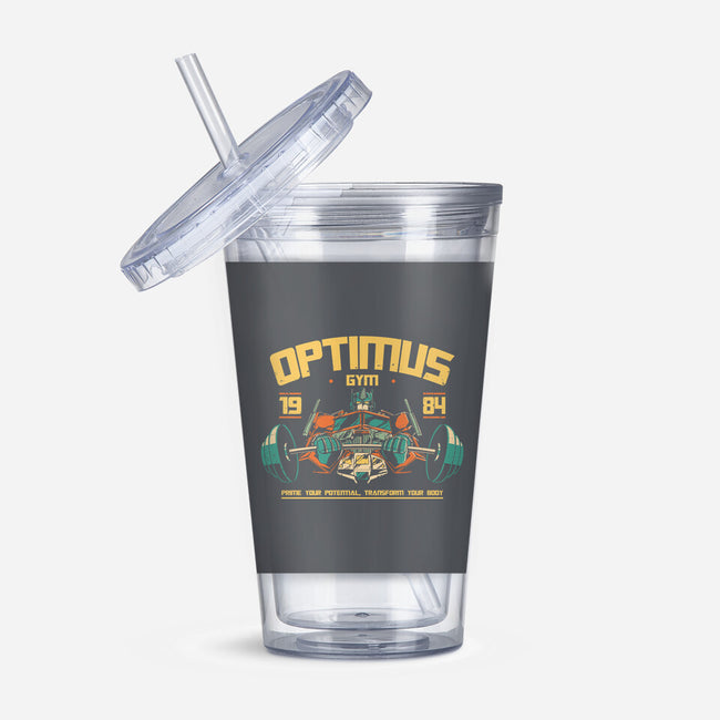 Optimus Gym-None-Acrylic Tumbler-Drinkware-retrodivision