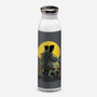 Monster And Bride Gazing At The Moon-None-Water Bottle-Drinkware-zascanauta