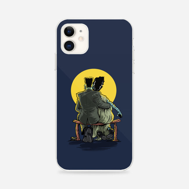 Monster And Bride Gazing At The Moon-iPhone-Snap-Phone Case-zascanauta