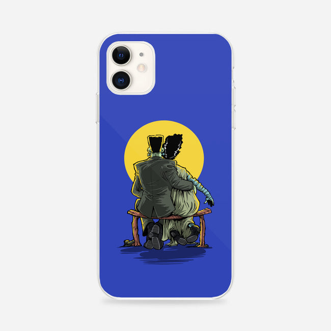 Monster And Bride Gazing At The Moon-iPhone-Snap-Phone Case-zascanauta