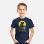 Monster And Bride Gazing At The Moon-Youth-Basic-Tee-zascanauta