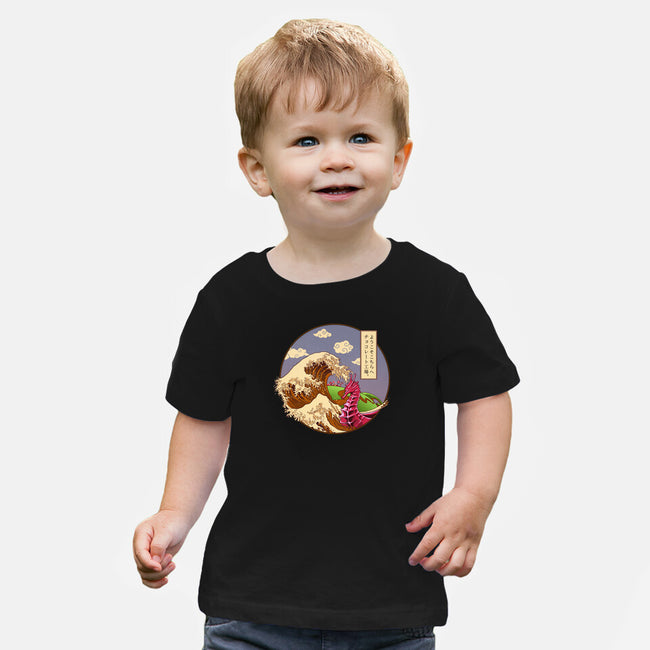 The Great Wave Of Chocolate-Baby-Basic-Tee-daobiwan