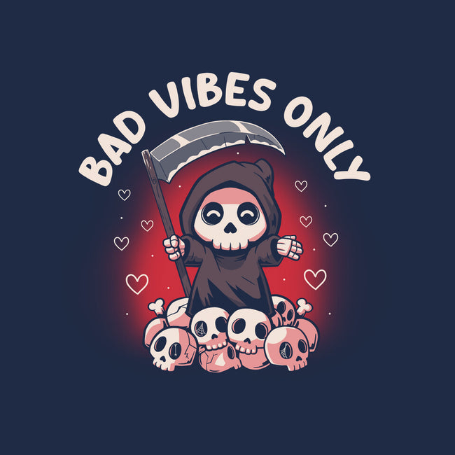 Bad Vibes Only-None-Fleece-Blanket-koalastudio