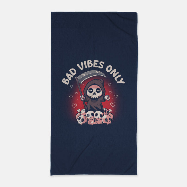 Bad Vibes Only-None-Beach-Towel-koalastudio