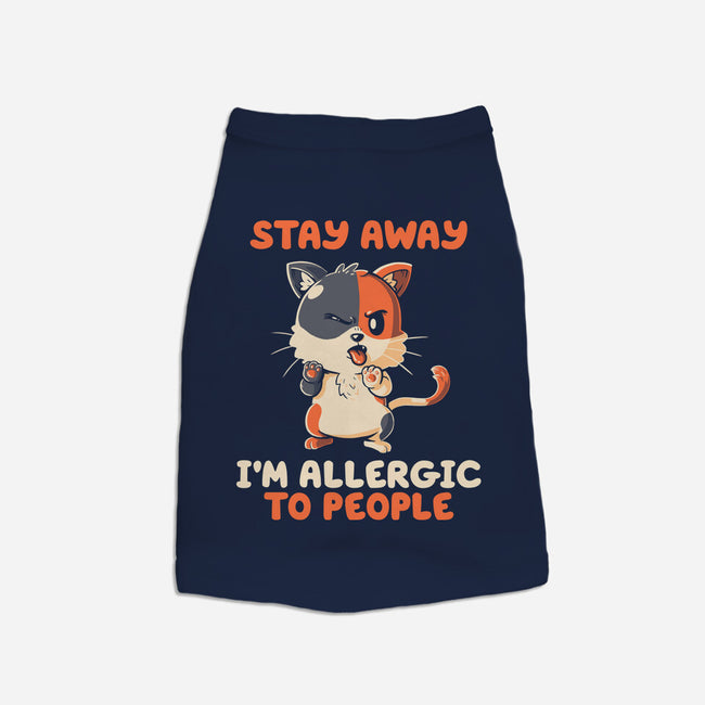 Allergic To People-Cat-Basic-Pet Tank-koalastudio
