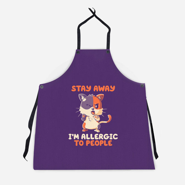 Allergic To People-Unisex-Kitchen-Apron-koalastudio
