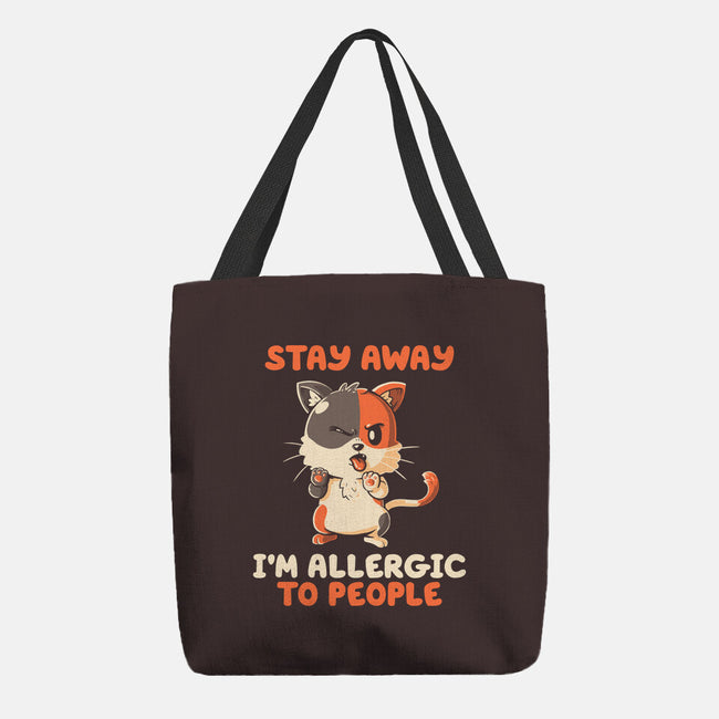 Allergic To People-None-Basic Tote-Bag-koalastudio