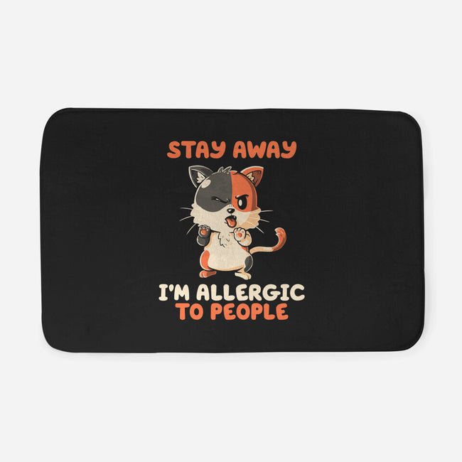 Allergic To People-None-Memory Foam-Bath Mat-koalastudio