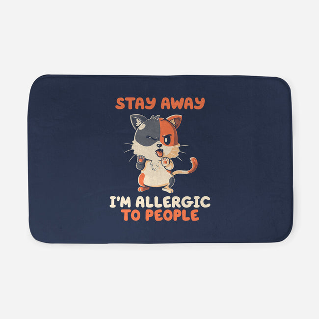 Allergic To People-None-Memory Foam-Bath Mat-koalastudio