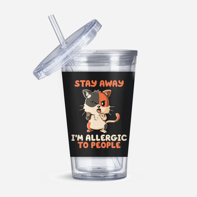 Allergic To People-None-Acrylic Tumbler-Drinkware-koalastudio